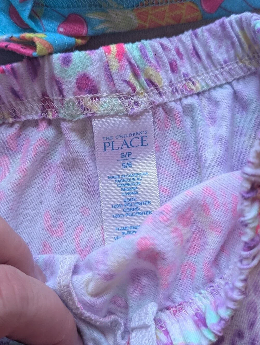 Children's Place Bundle Of Two Girls Pajama Shorts Size S (5-6)